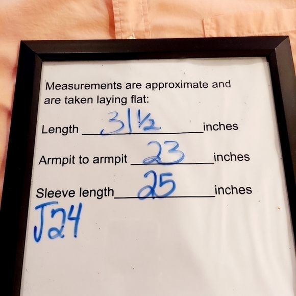 J. Crew Oxford shirt Large Peach Button Down EUCJ. - Picture 9 of 9